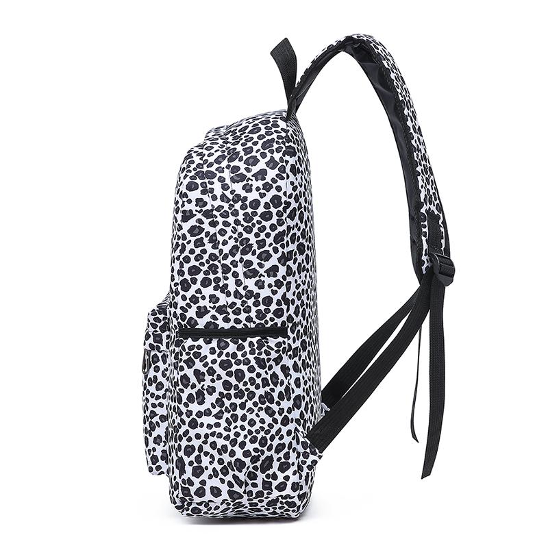 Комплект из трех рюкзаков, большой емкости, женский рюкзак с леопардовым принтом, школьный рюкзак для школьников