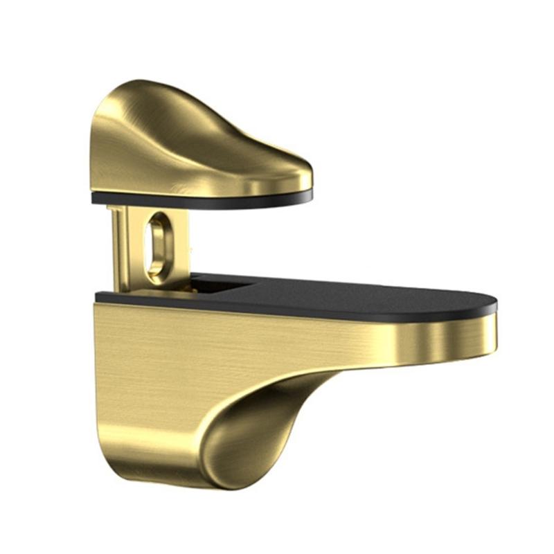 Multifunction Glass Shelf Mounting Brackets Modern Glass Shelf Holder Adjustable Clamps Wall Bracket for Glass or Wood Shelf