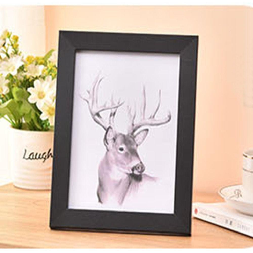 Simple Colorful Photo Frame Multi Size Drawings Picture Frame Handcraft DIY Display Holders Decoration