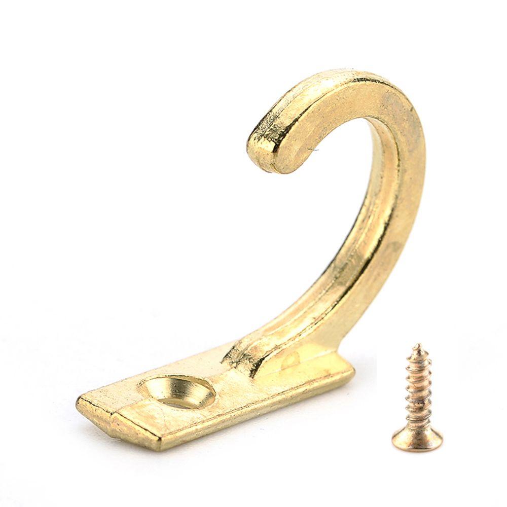 Key Holder Clothes Towel Organizer Wall Door Single Prong Hook Coat Hanger Metal Antique Hooks