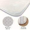 Leaf Flannel Floor Mat Cooling Insulation Non-slip Foot Mat Kitchen Living Room Absorbent Dirty Resistant Floor Mat