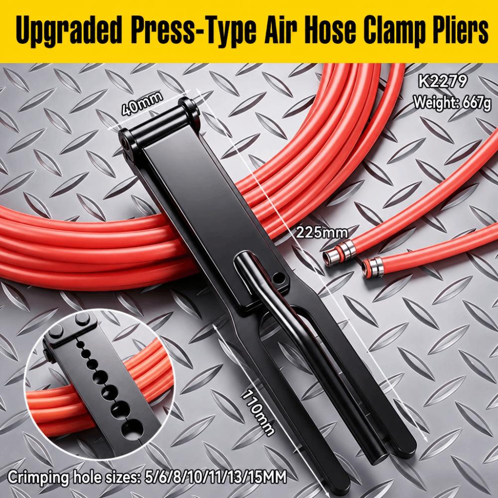 Wear Resistant Air Tube Pliers Press Type Air Pipe Clamp Tool Brake Hose Assembly
