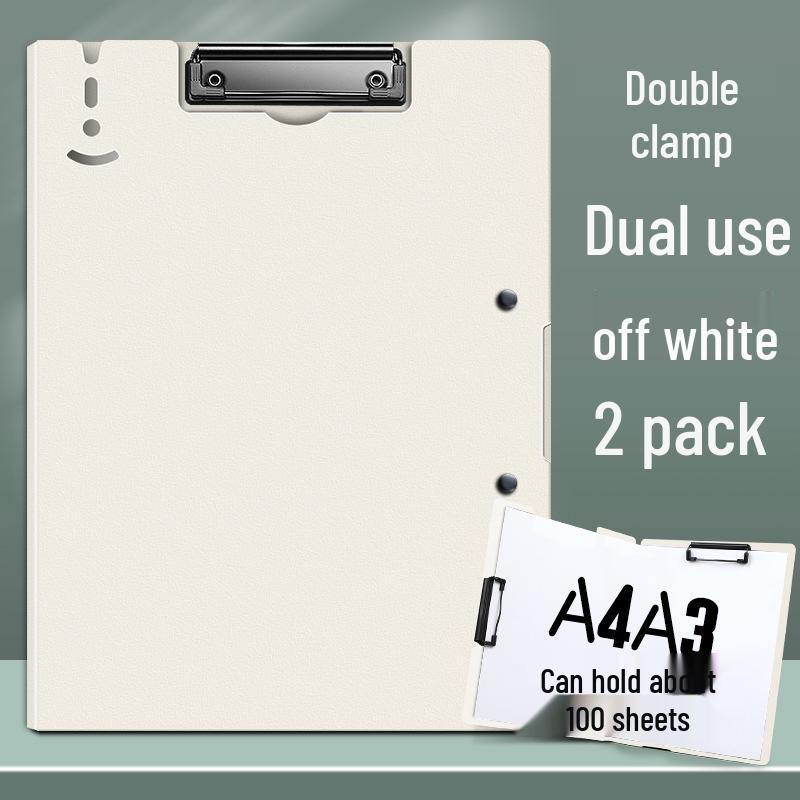 A4 Double Clip Folder for Documents and Resume Storage