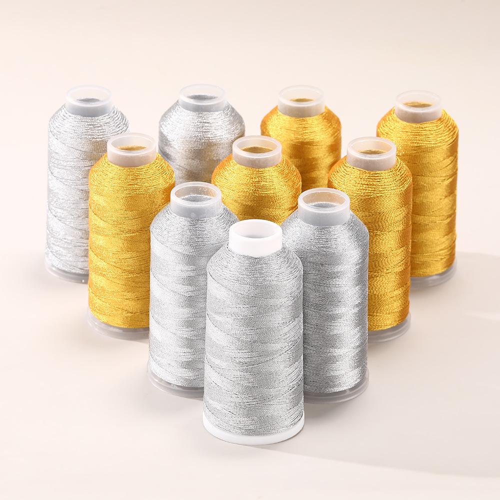 Янь Чуань Золотые и Серебряные Нити: Сделай сам Золотой шелк и нити для плетения для изделий ручной работы