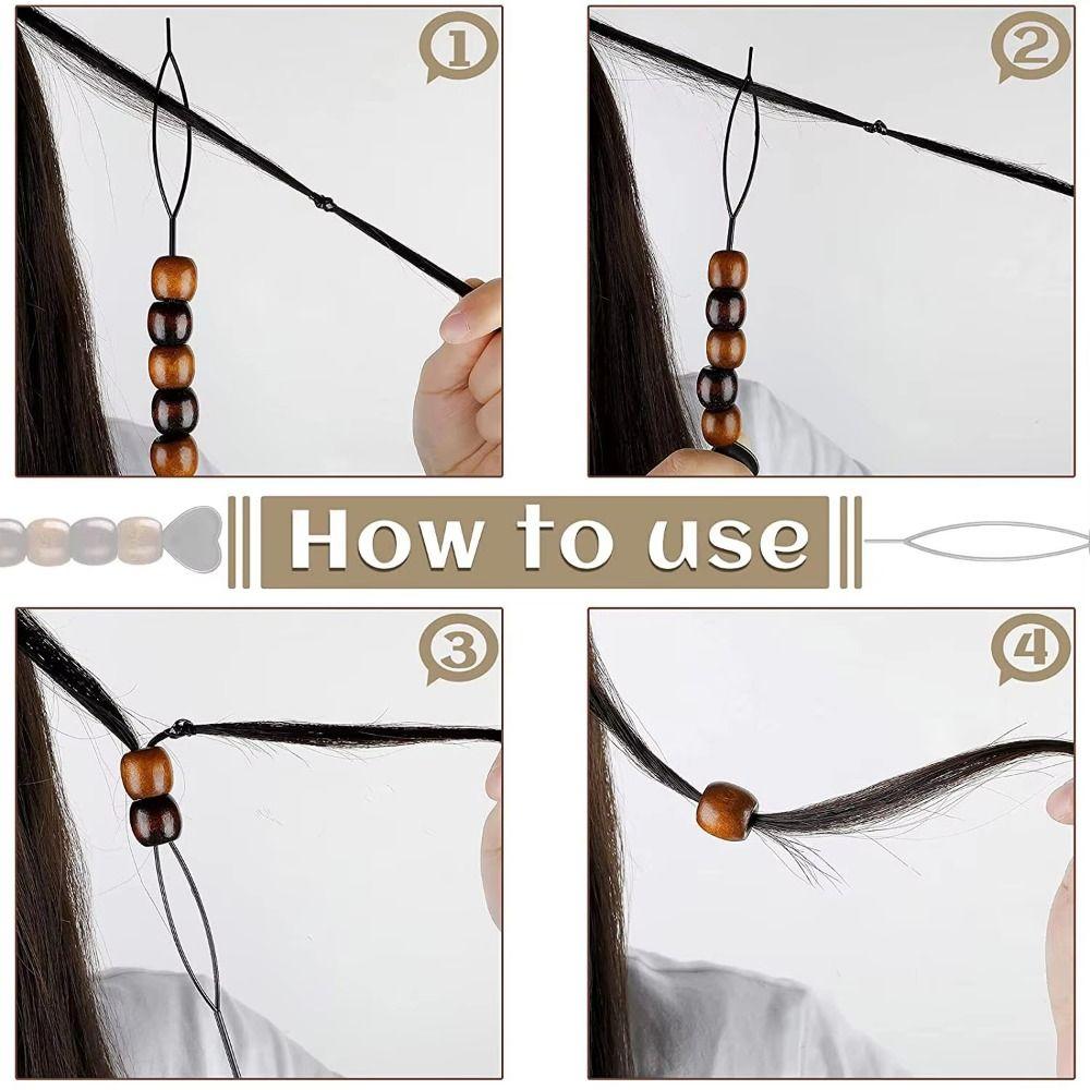 120Pcs Multi Style Braiding Beads DIY Crafts Dreadlocks Hair Rings Dreadlock Hair Beads for Braids