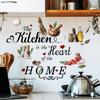 Removable Wall Sticker PVC Wall Decor Peel and Stick Wall Decals  Kitchen