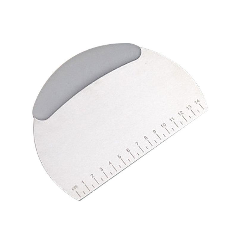 Скребок для теста и крема из нержавеющей стали с мерной шкалой