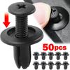 100pcs Plastic Rivets Fasteners Screw 8mm Car Bumper Fender Trim Panel Retainer Fasteners Clips Car Accessories