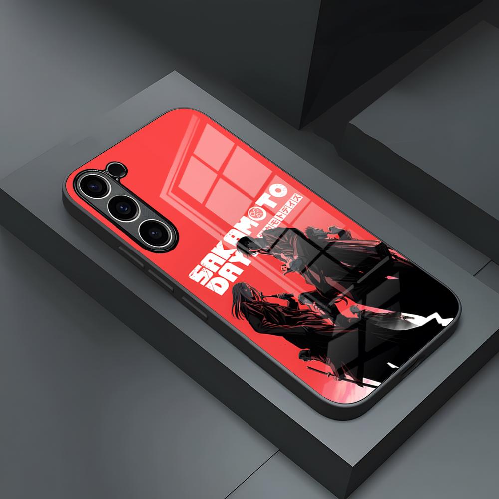 Sakamoto Days Phone Case For S25 Ultra Samsung S23 S24 Fe S22 S20 S21 Plus A54 A34 A53 A16 Glass Cover