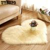 Joliannss шерстяные коврики с имитацией овчины, искусственный мех, нескользящий лохматый ковер для спальни