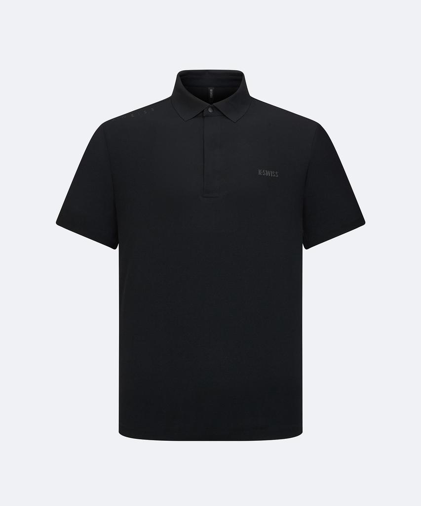 K-SWISS Men'S Vice Polo Short Sleeve Tee_1Kspsmu001Bk