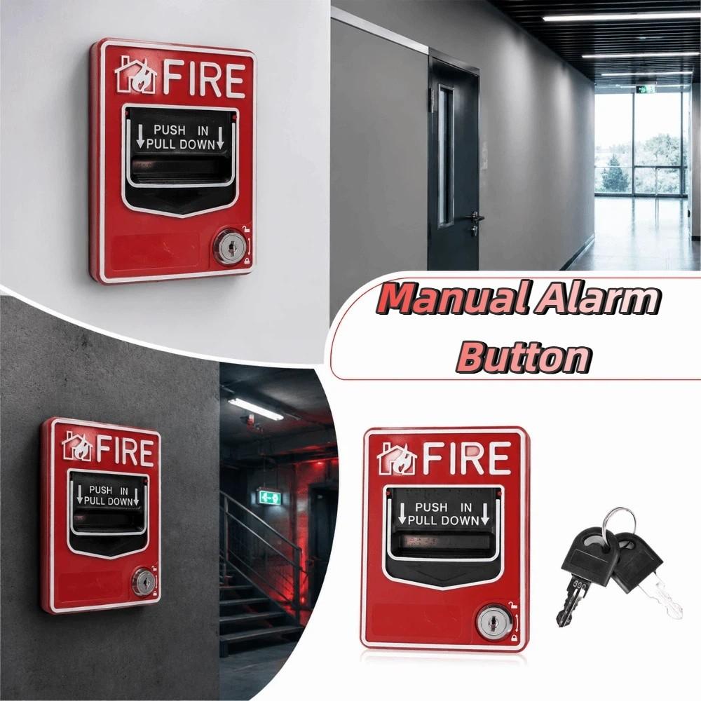 Sturdy Hard Casing Conventional Manual Alarm Call Point  Plant Production Line