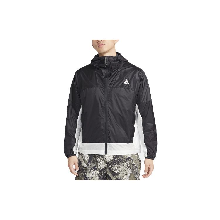 Nike Куртка-ветровка Cinder Cone с капюшоном на молнии Мужские куртки черные DB0979-045