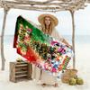 Soccer Fun Bluey Customized Name Beach Towel High Absorbency & Quick-Dry Perfect for Traveling Yoga Camping and Swimming