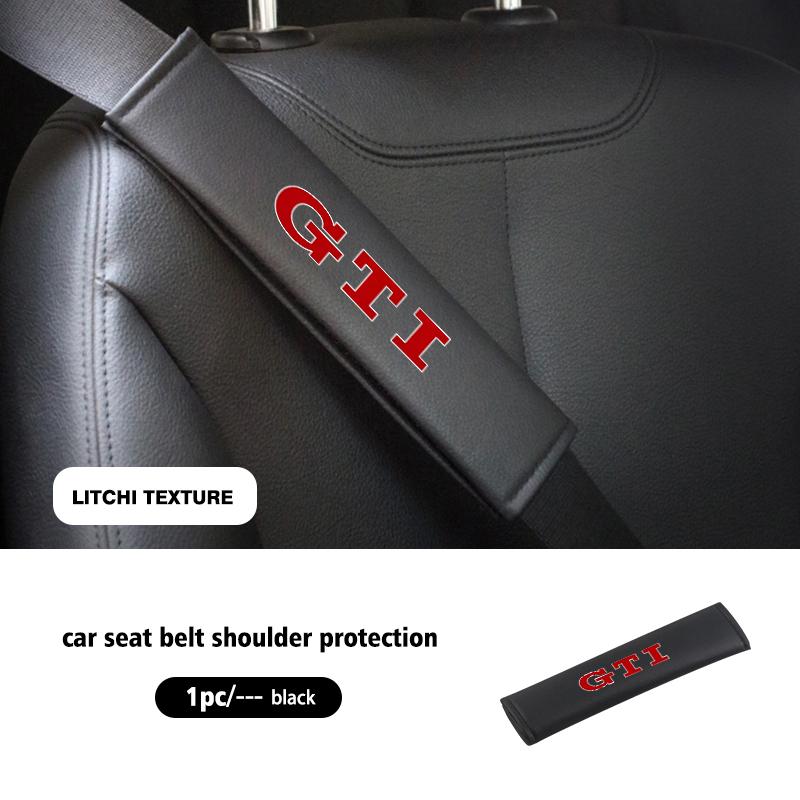 For Volkswagen VW Car Seat Belt Padding Safety Shoulder Cover Protection Pad Beetle CC B5 B6 B7 EOS GTI MK2 MK4 MK5 MK6 Phaeton zk0