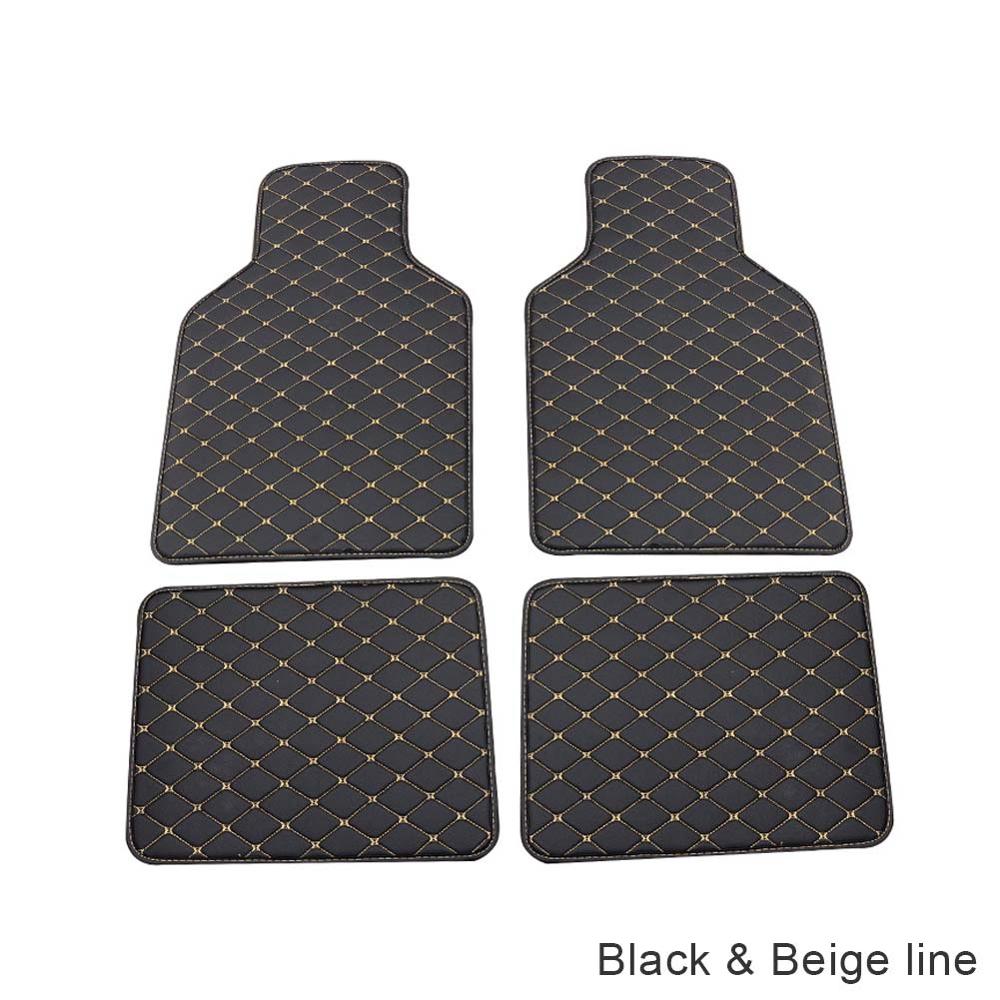 4 шт. Универсальные автомобильные коврики, коврики, водонепроницаемые, грязные коврики для всех автомобилей