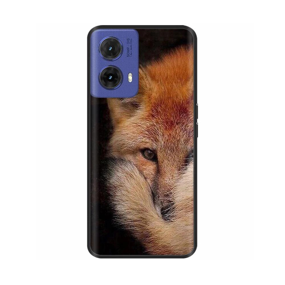 Чехол для Motorola Moto G85 Бабочка Мягкий Матовый Силиконовый Задняя Крышка Для Moto G85 5G Чехлы MOTOG85 G 85 5G Funda Полный Чехол для Телефона