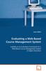 Книга Evaluating a Web-Based Course Management System