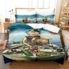 3D Print Music Gorillaz Bedding Collection Duvet Cover Bed Collection Quilt Cover Pillowcase Comforter King Queen Size Boys Adult Bedding Collection