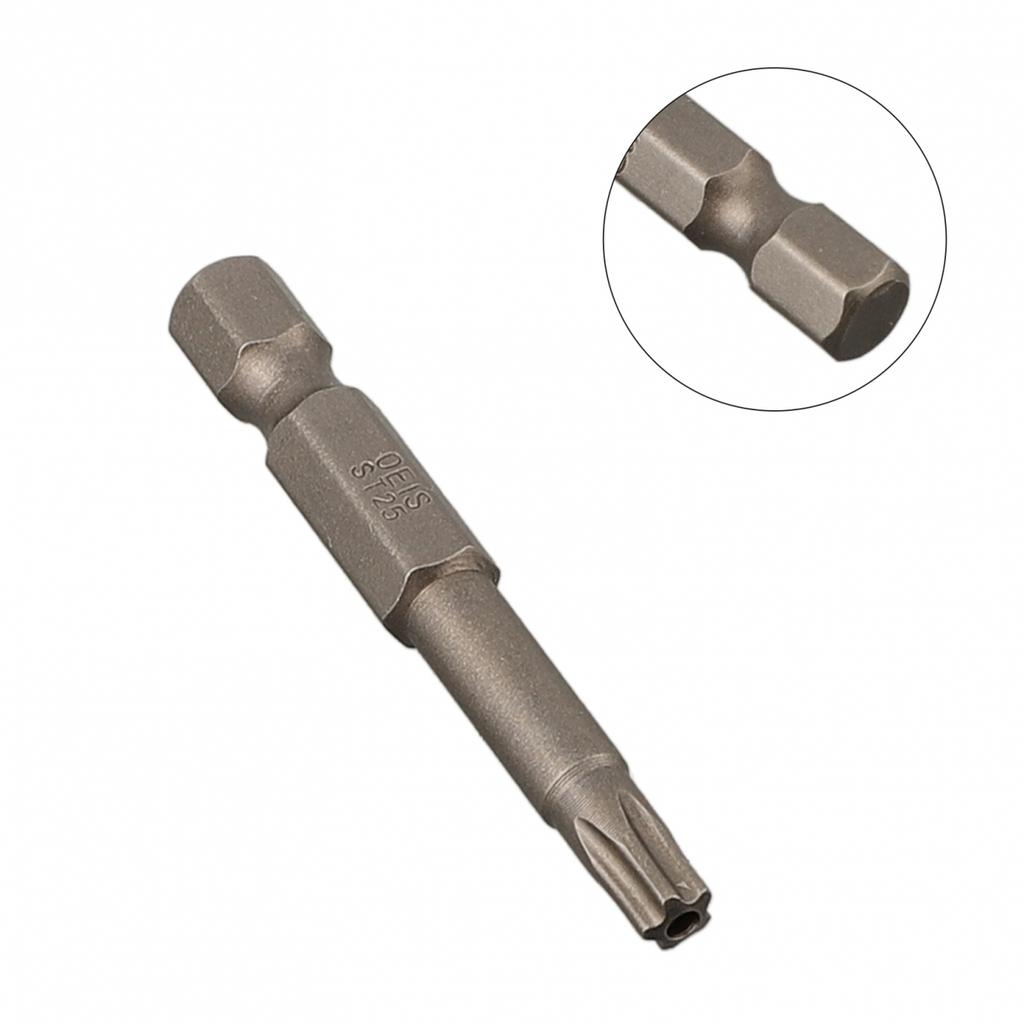 1/4 Hexagon Shank Screwdriver Bit Hexagon Head Knockout Head With Hole