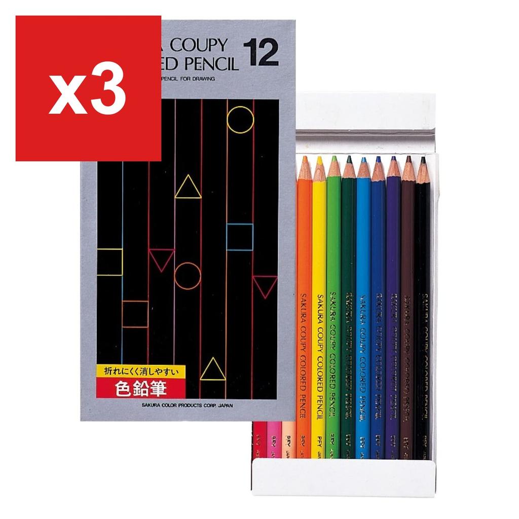Цветные карандаши-мелки Sakura Cray-Pas, 12 цветов, картонная коробка
