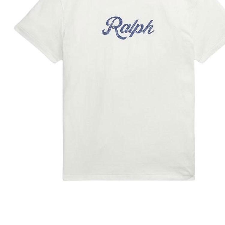 Polo Ralph Lauren Футболка с круглым вырезом и принтом логотипа MNPOTSH1N822070-100