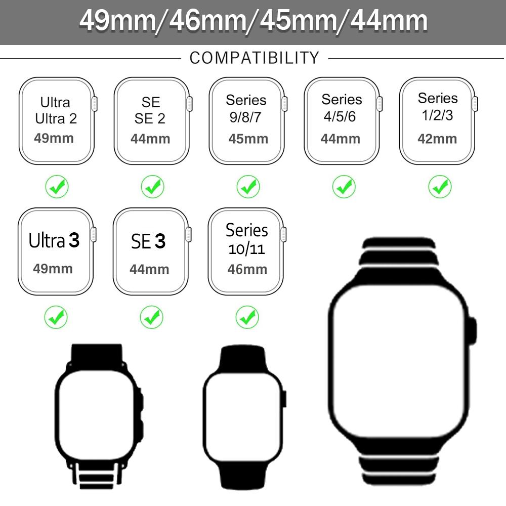 Силиконовый ремешок для Apple Watch Ultra 3 2 Серии 11 10 9 8 SE 7 6 5 4 3 Браслет Correa Ремешок iWatch 49мм 45мм 44мм 46мм Наручный ремешок