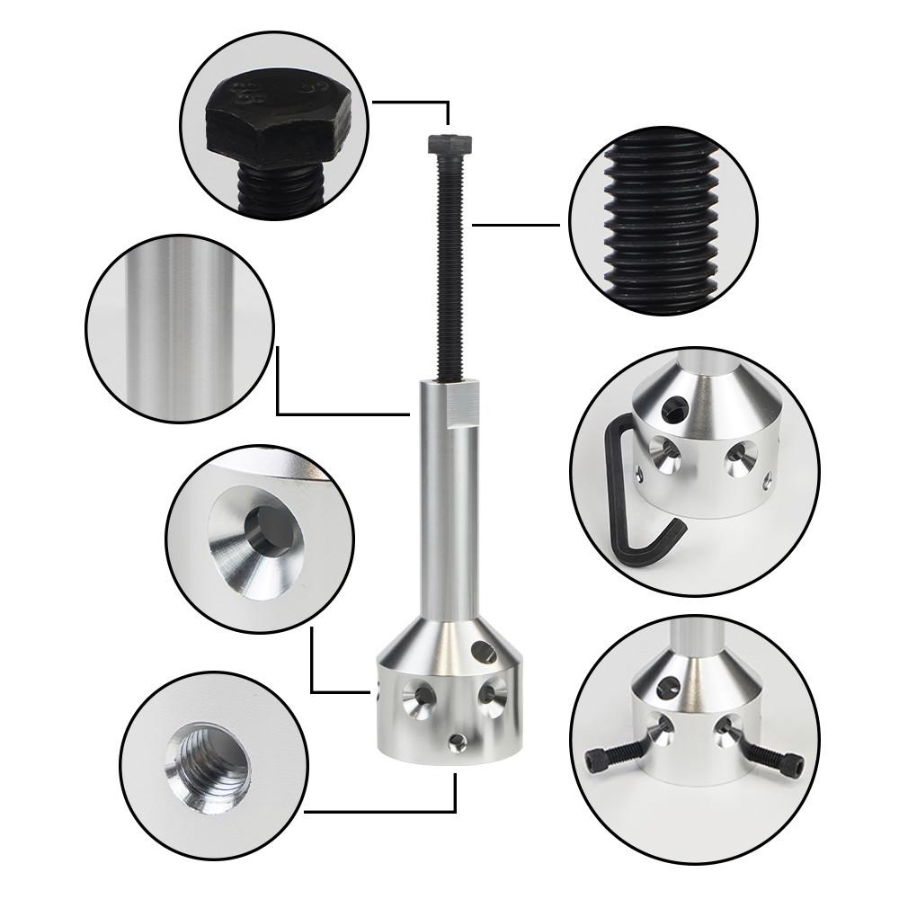 UP-1 Ultimate Hub Fan Blade Blower Wheel Puller для 5/8 "ременного привода и 1/2" или меньше валов двигателя с прямым приводом, алюминий