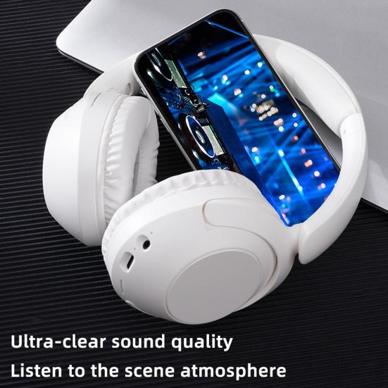 Беспроводные наушники Иммерсивный звук HiFi Bluetooth-совместимые 5 шумоподавлений Чистый звук Беспроводные наушники с головным креплением