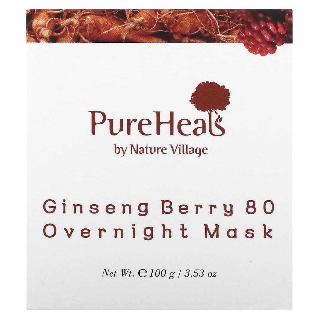 Ночная маска для красоты с ягодами женьшеня 80, 100 г(3.53 унции)