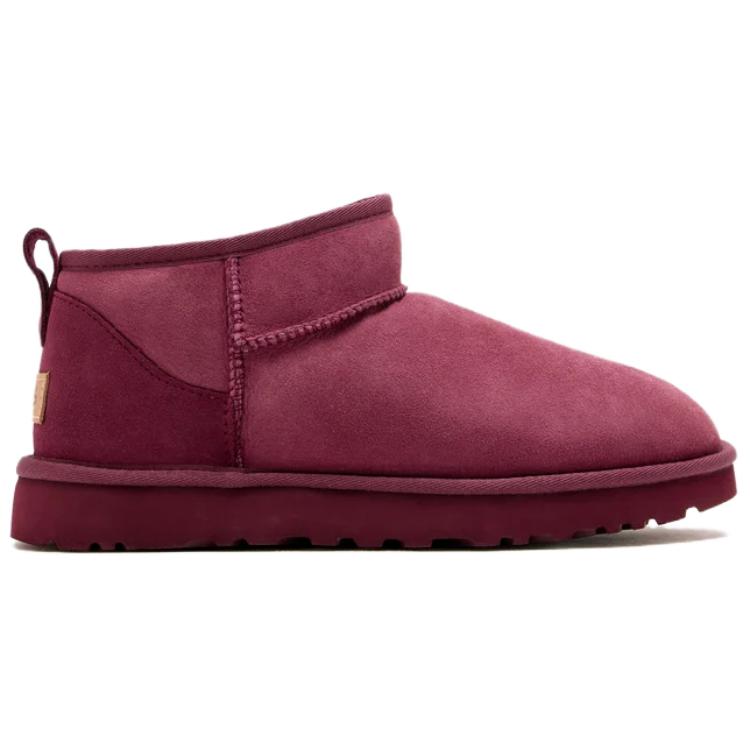 UGG Классические Ультра Мини Простые Удобные Короткие Снегоступы Женские ботинки Розово-Розовые 1116109-BNTM