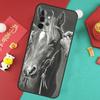 Чехол-скетч с лошадью для Samsung Galaxy A55 A35 A25 A15 A14 A34 A54 A53 A33 A23 A13 A12 A52 A51 A32