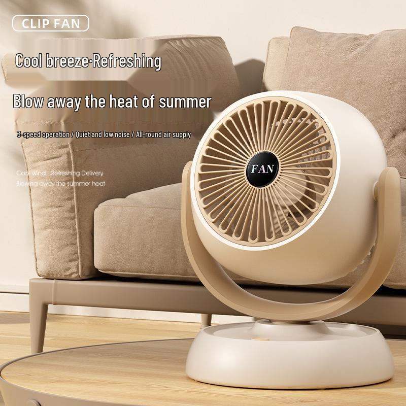 Portable Electric Fan for Home, Office, and Dorm - Powerful Air Circulation, Desktop Design
