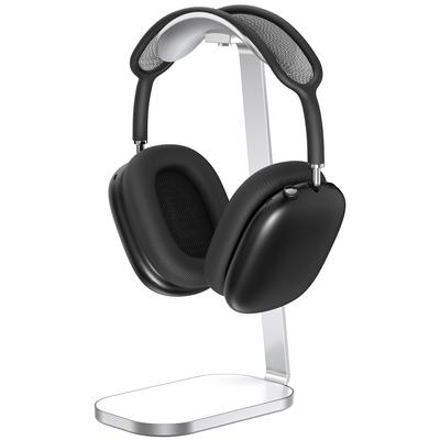 Подставка для наушников VICHYIE для AirPods, опорная планка из алюминиевого сплава и устойчивая подставка для наушников, совместимая с большинством наушников, серебристо-белый цвет