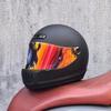 Full Face Motorcycle Helmet Men Women ABS Retro Cruiser Style All Season Use With Multiple Color Options
