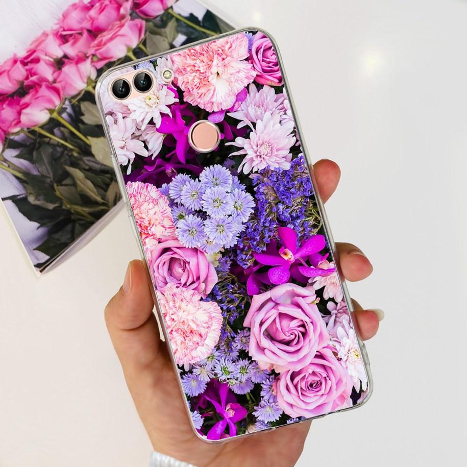 Чехол для Huawei P Smart 2018 FIG-LX1 FIG-LX2 FIG-LX3 Задняя крышка Мягкий силикон Астронавт Прозрачный чехол для телефона Для Huawei P Smart Capa