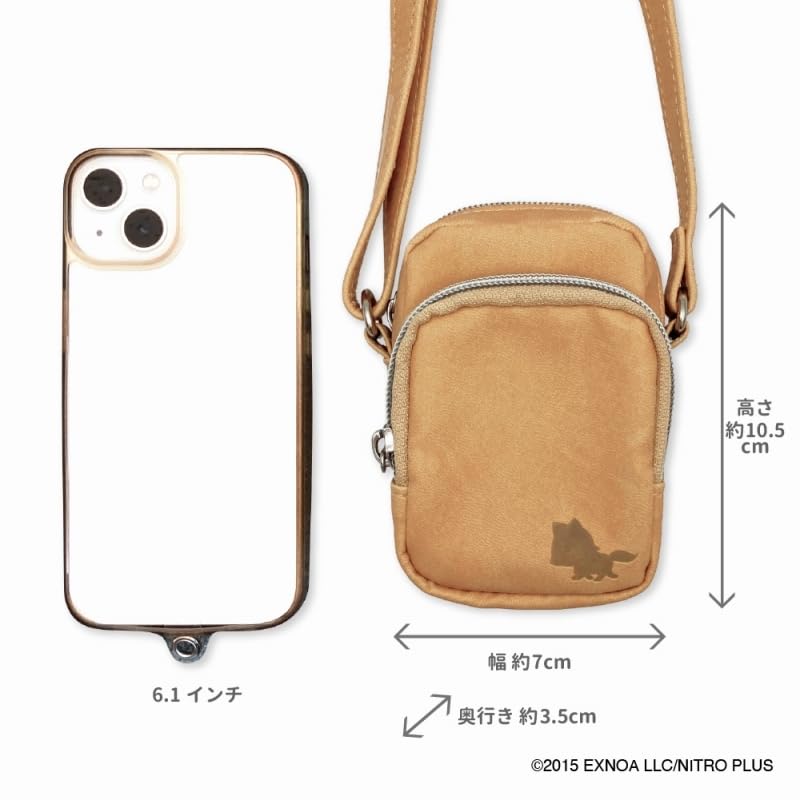 Marimo Craft Touken Ranbu Micro Shoulder Bag, Samidare, W70 x H10.5 x D3.5cm, TKR-106