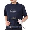 Short Sleeve High Neck Shirt Golf LL [Pin Apparel] Women's (Brand Logo) / / 622-5167306 120_Navy