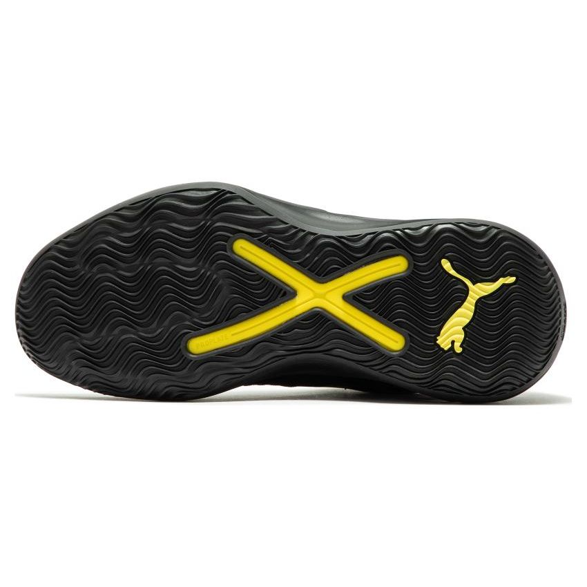 Puma Rise Nitro Амортизация The Flash Дышащие Баскетбольные Кроссовки Мужские Кроссовки Черные 377569-01