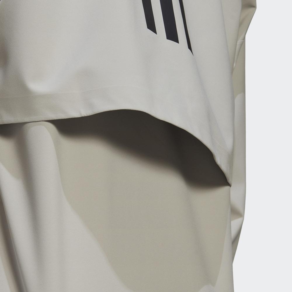 adidas Женская куртка с капюшоном на молнии Terrex Cw Myshelter RR с принтом, легкая, водонепроницаемая, дышащая, спортивная, повседневная верхняя одежда, серый HG6024