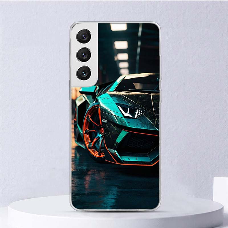 Крутой Мужской Мужчины Спортивные Машины Мягкий Чехол Для Samsung Galaxy S25 S24 S23 S22 Ultra Чехол Для Телефона S21 S20 FE S10 Plus S10E S25U Funda Coq