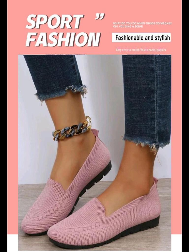 Женские повседневные туфли-рыбаки на плоской подошве, размер 42 — идеальный вариант для мам среднего и пожилого возраста