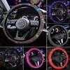 Sparkling Steering Wheel Cover Crystal Glitter Rhinestones Universal Fashion Diamond Car Supply Tool