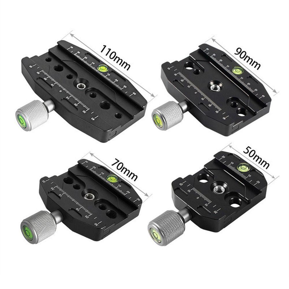 50mm/70mm/90mm/110mm Camera Clamp Quick Release Tripod Monopods Clamp Arca Swiss Plate