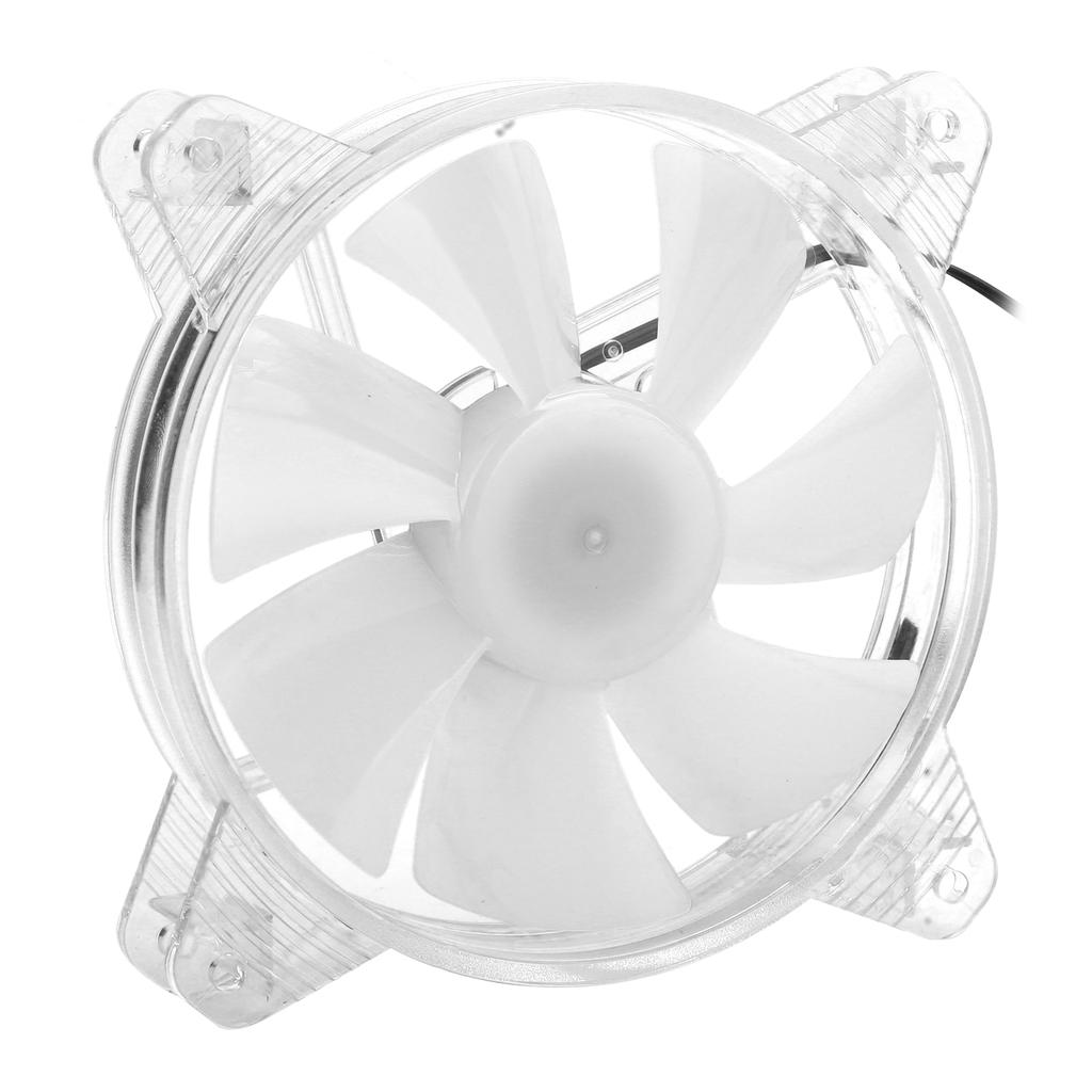 Computer Cooling Fan 4 Pin Colorful LED High Performance with Hydraulic Bearing 120mmBlue