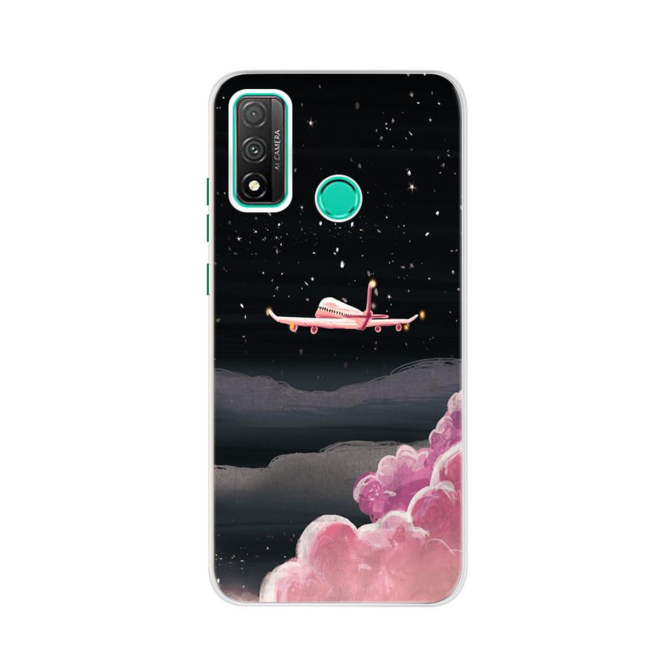 Phone Case For Huawei P smart 2020 Case TPU Silicon Soft Painted Coque Huawei Psmart 2020 POT-LX1A 6.21" Cover Bumper Cases capa