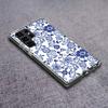 Blue white Porcelain Pattern Phone Case For Samsung Galaxy S24 S23 S21 S20 FE S22 S26 Ultra S25 Edge S10 Plus Cover Clear TPU Ca