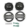 2Pcs Car Coaxial Loudspeaker 400W High and Low Sound 5 Inch Car Loudspeaker for Car Modification
