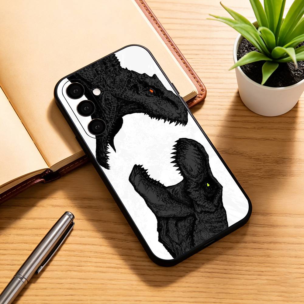J-Jurassic D-Dinosaur World Phone Case For Samsung Galaxy A73,A72,A71,A70,A53,A52,A51,Others Soft Black Cover