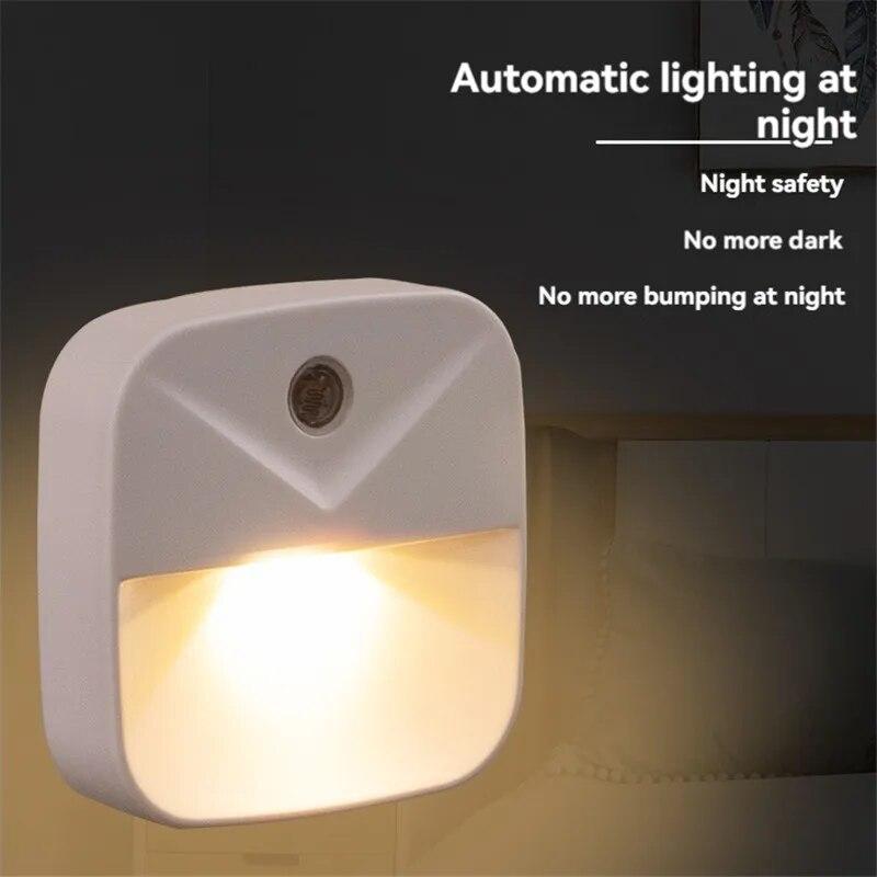 Светодиодный ночник для туалета с датчиком, ночник с управлением светом, креативный энергосберегающий ночник, энергосберегающий ночник